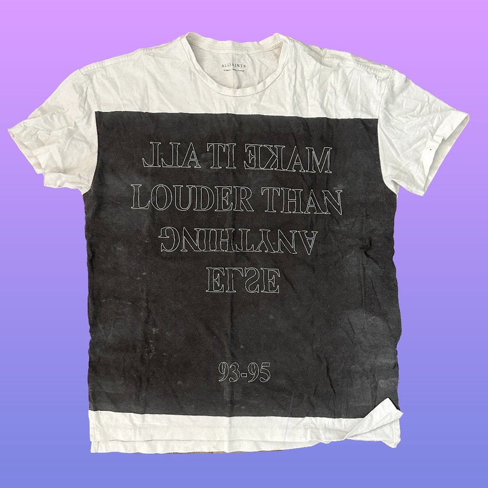ALLSAINTS Loud Dropped Shoulder Crew XS